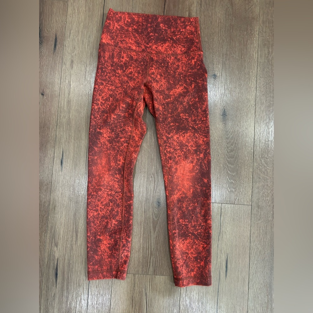 lululemon Fiery Red Leggings